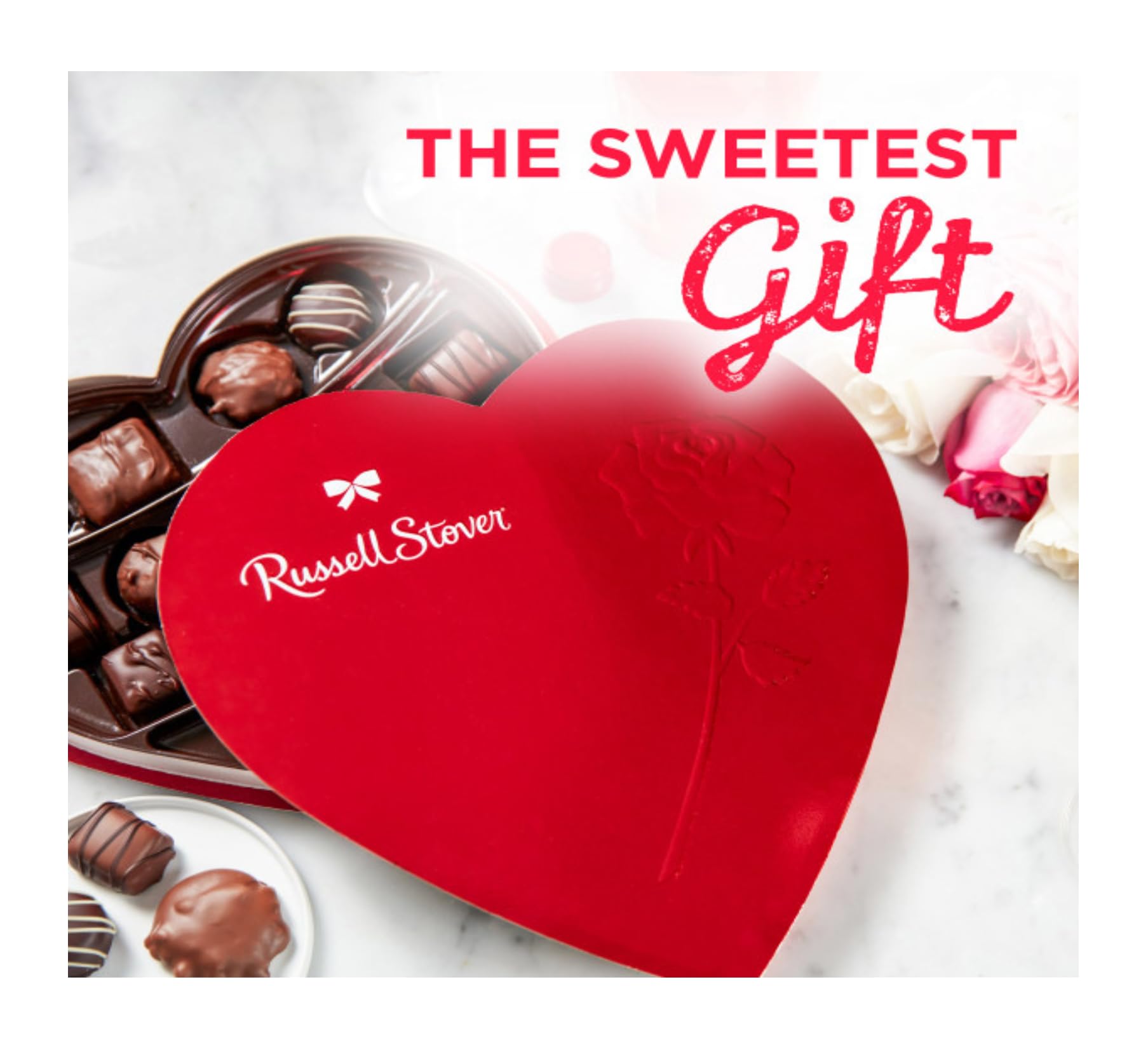 Amazon.com: Russell Stover Valentine's Red Foil Heart - Assorted